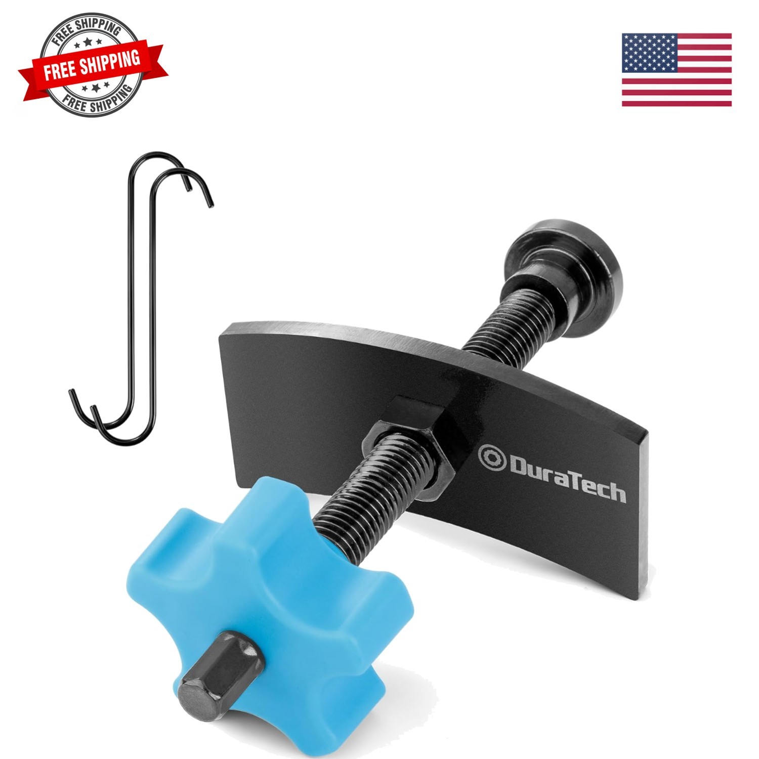 Caliper Piston Compressor Tool with 2PCS Brake Caliper Hangers | Heavy Duty, ...