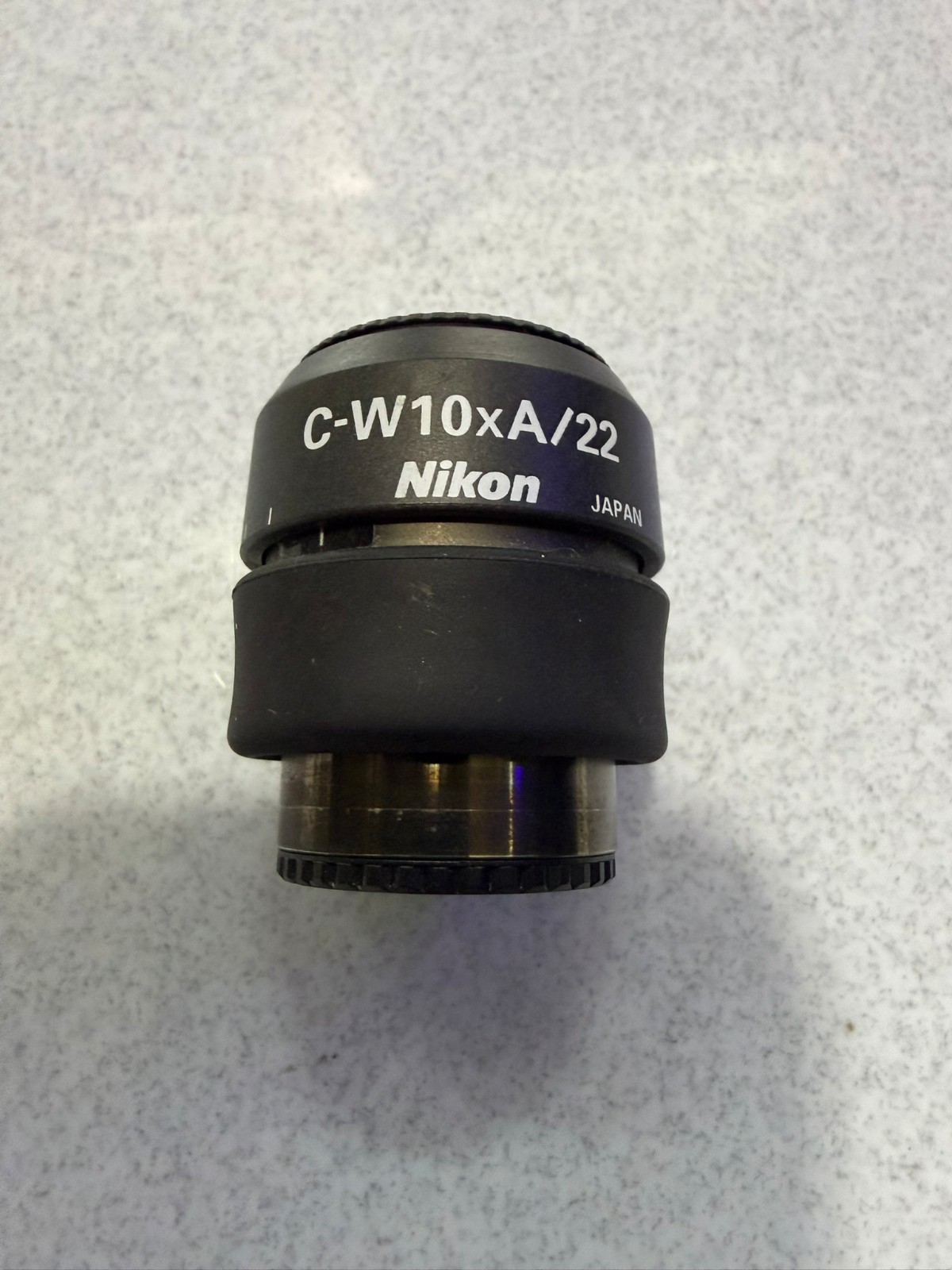 Lot of 2 Nikon C-W10xA/22 10x Wide Field 22mm Microscope Eyepieces Optical Lens