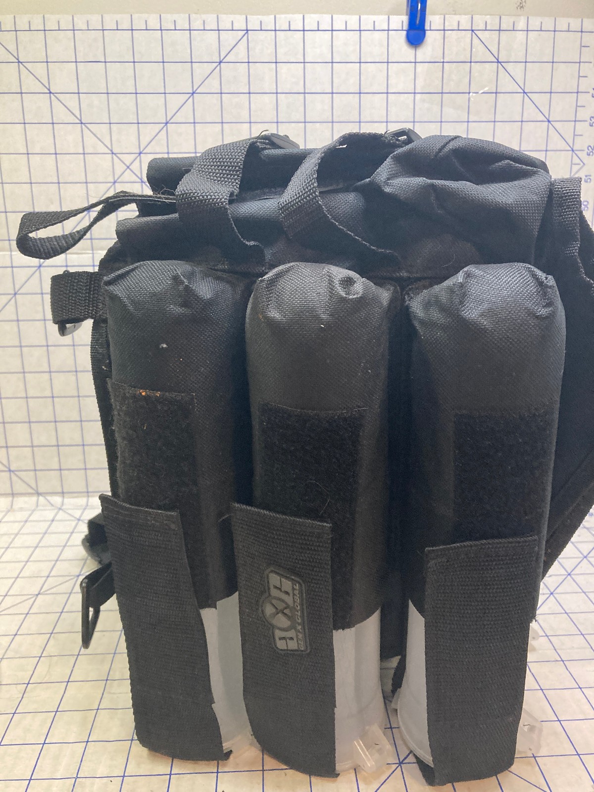 Black Gen X Global Paint Ball Harness/waist Pack with 6 Long pods