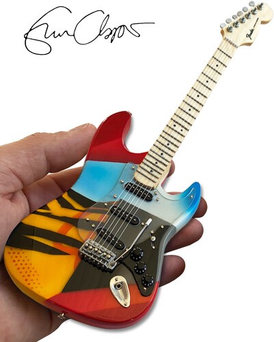 Eric Clapton - Axe Heaven Eric Clapton Crash 3 Crashocaster Mini Guitar Replica