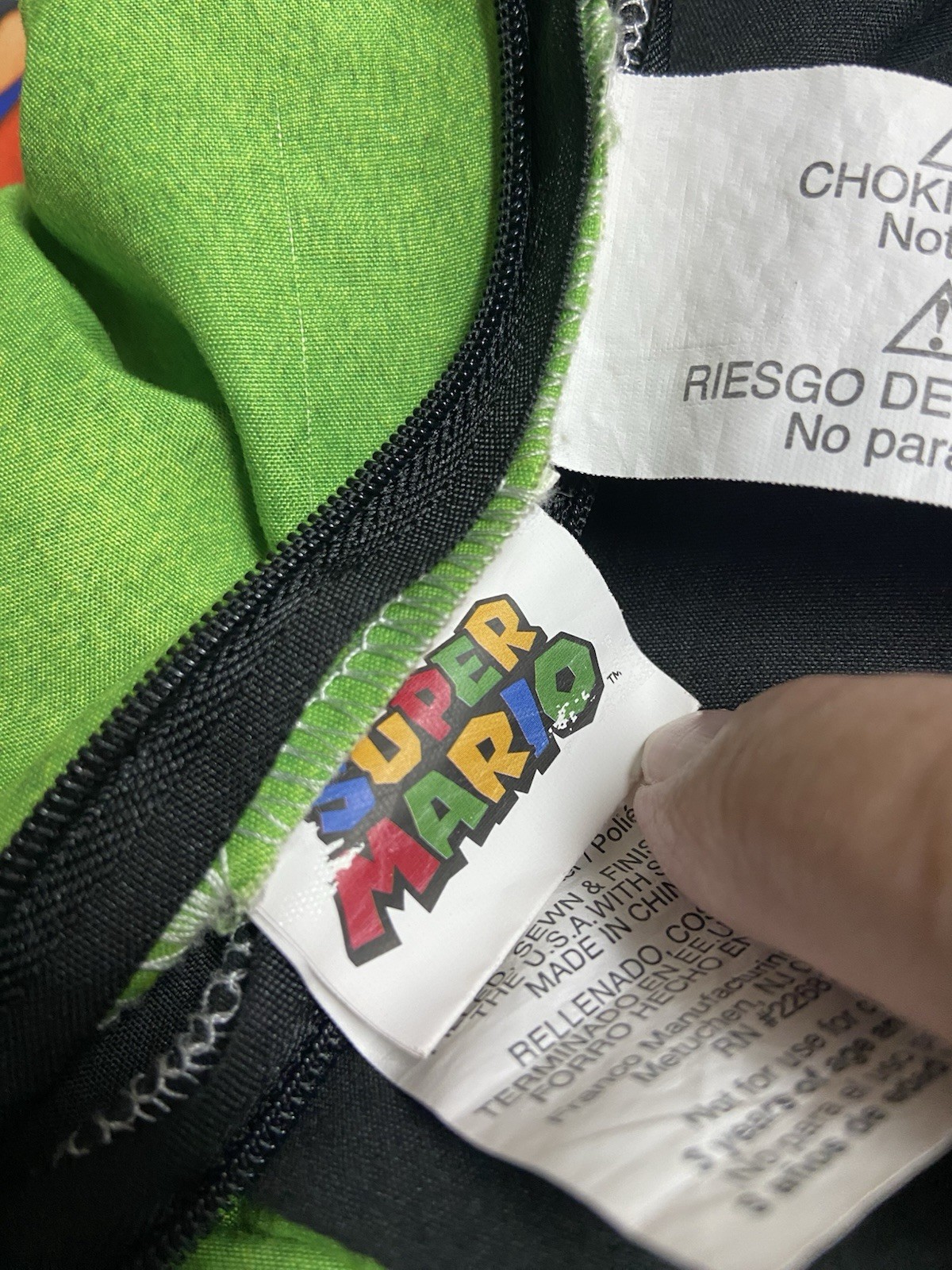 Super Mario Zippered Body Size Pillowcase