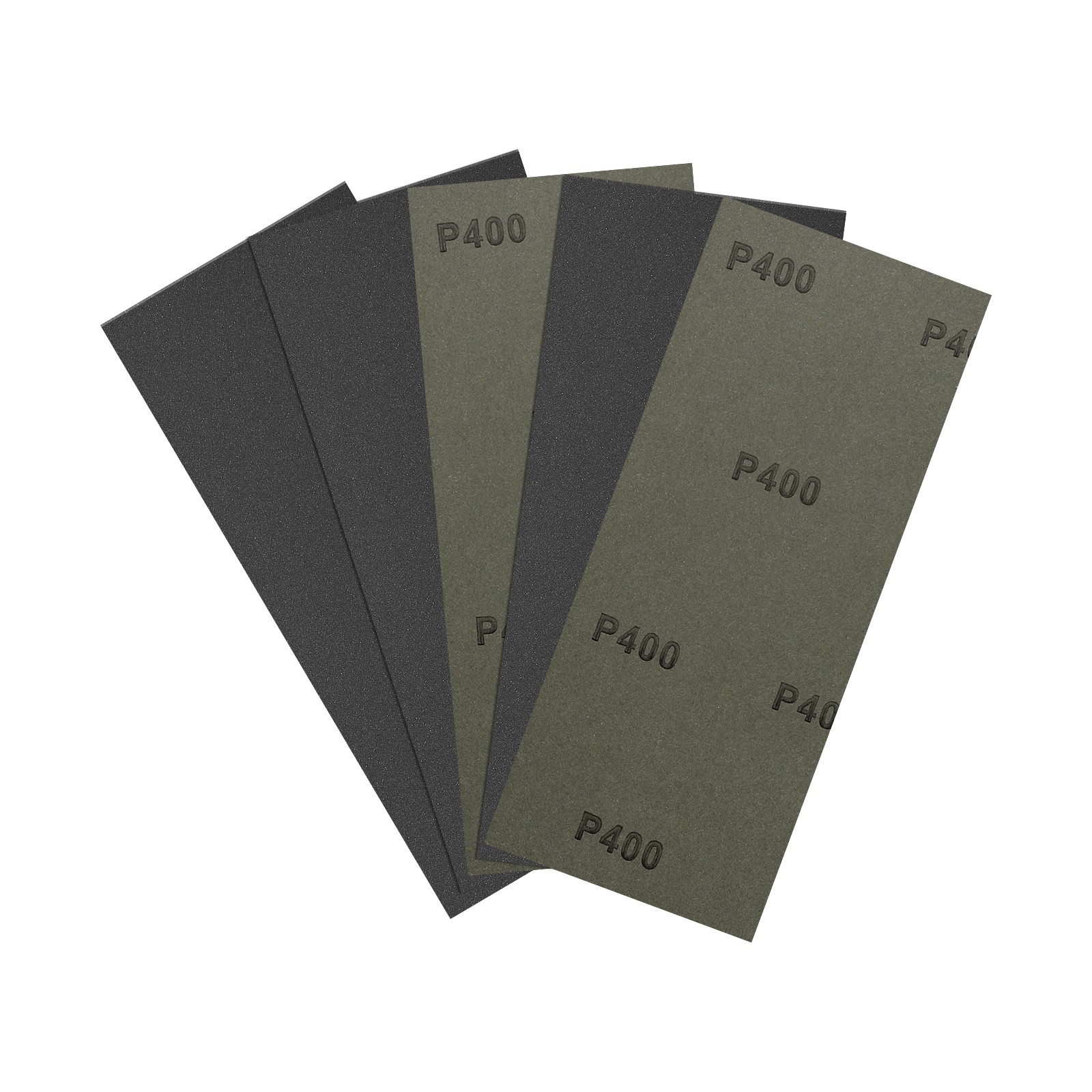 5pcs Sand Papers - [3.6 x 9 Inch x 400 Grits] Wet Dry Sandpaper Sheets