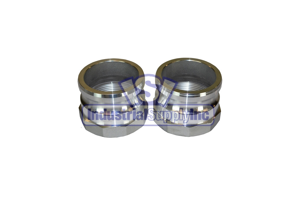 Male Adapter x Female NPT | 2" | Type A | Aluminum | 200A | 2 PK | Free Shipping