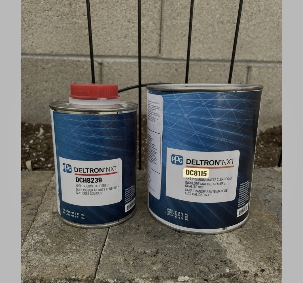 PPG DC8115 NXT Premium Matte Clear Coat With 0.5 DCH8239 High Solids Hardener
