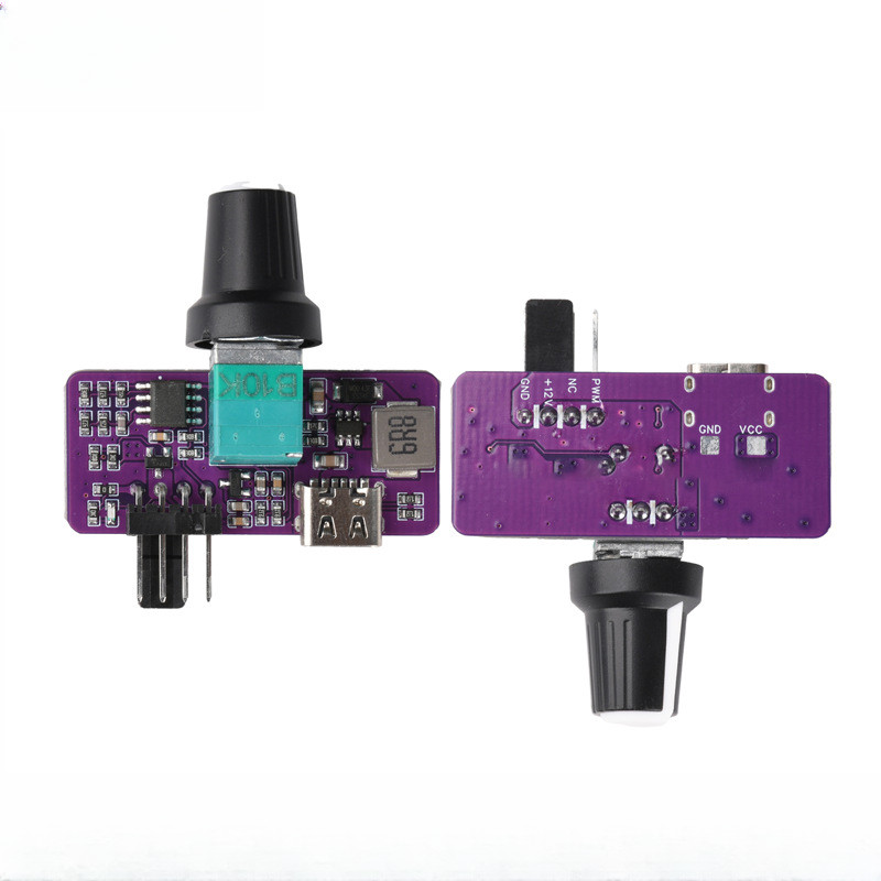 4Pin 12V Fan with Plug-and-Play Design for Velocity Controller Cooling