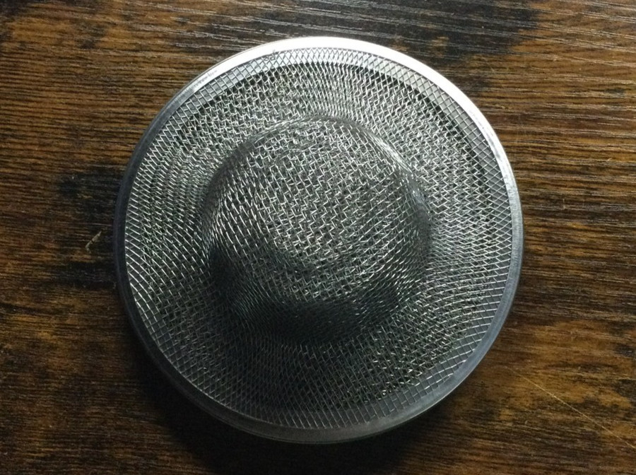 Kitchen Sink Strainer Large Wide Rim 4.5" Stainless Steel Mesh Drain Filter (10)