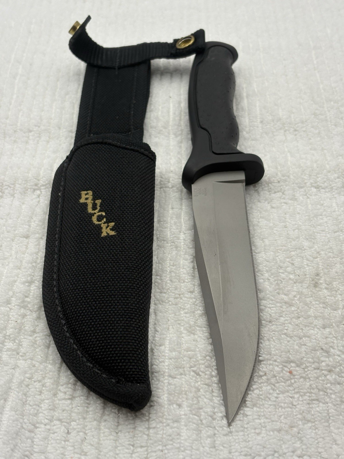 Buck 650 Nighthawk USA Fixed Blade Sheath Knife Made In 1995