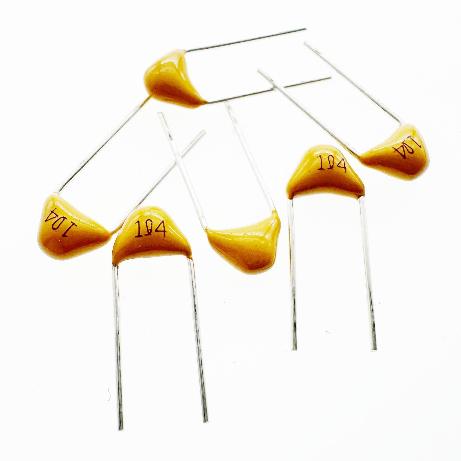 100pcs 100nf 0.1uf 104 Multilayer Monolithic Ceramic Capacitor MLCC