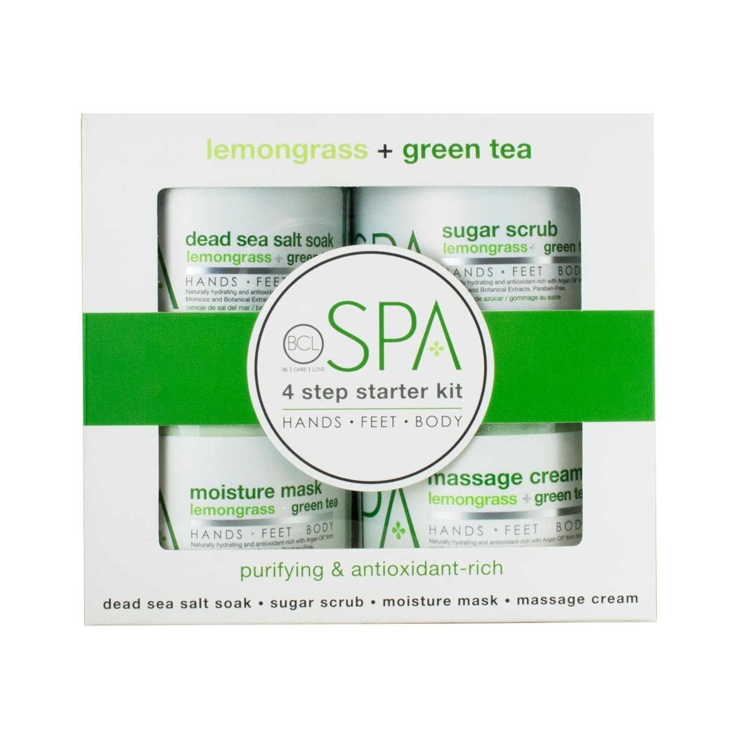BCL SPA Lemongrass + Green Tea 4 Step Starter Kit