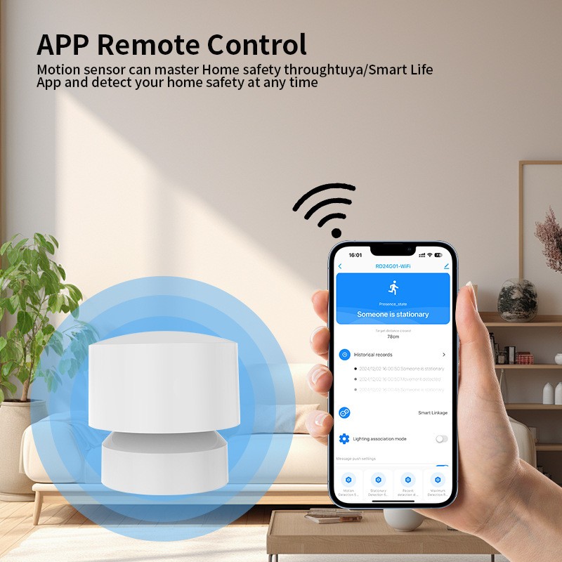 TYSHUN Smart Presence Sensor 24GHz mmWave Radar Human Detection Motion Sensor