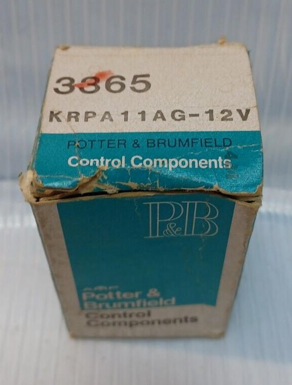 3365 Relay  (KRPA-11AG-12 ) New Old Stock Potter Brumfield
