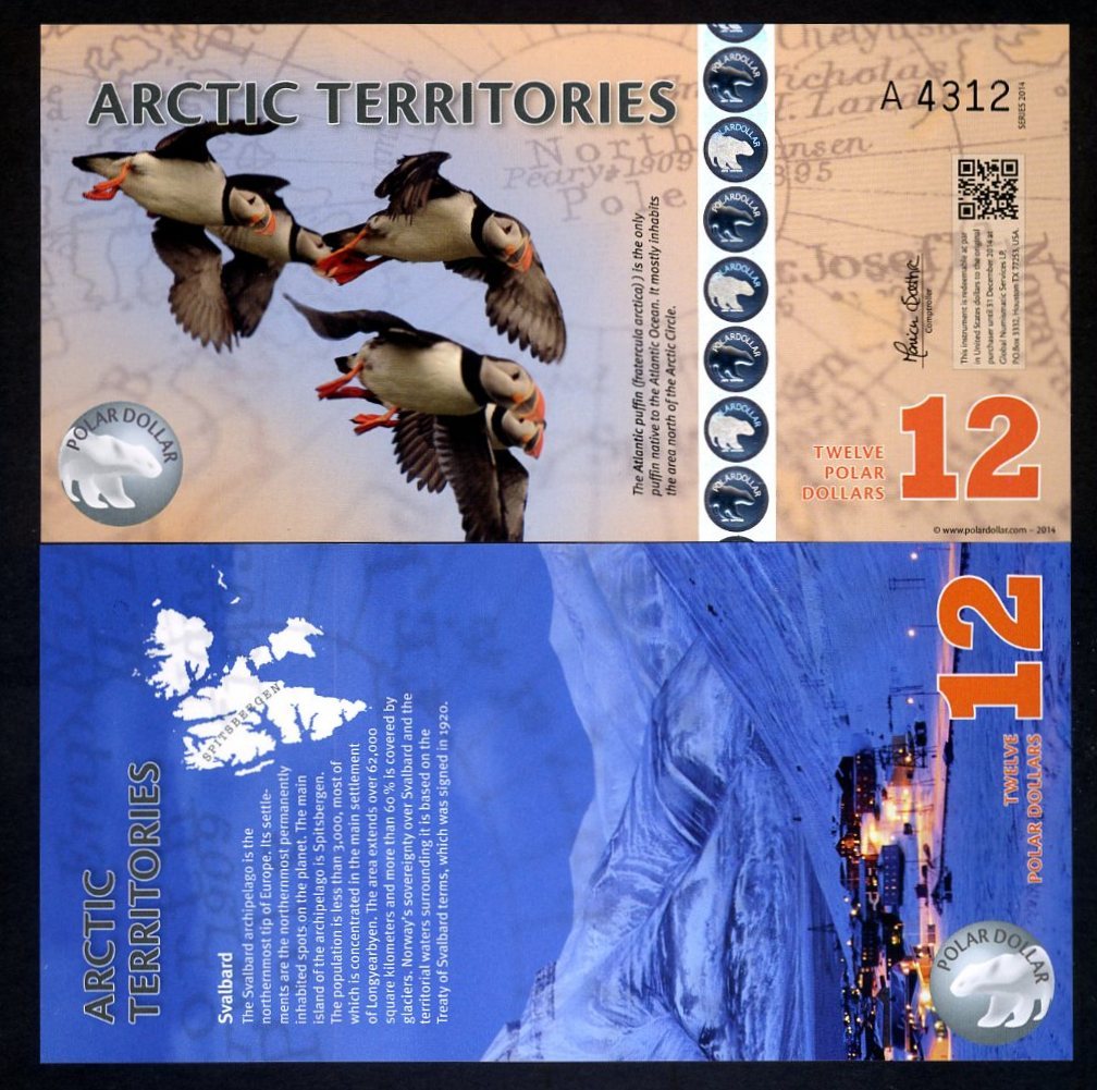 Arctic Territories, $12, 2014, Polymer, UNC Puffins F
