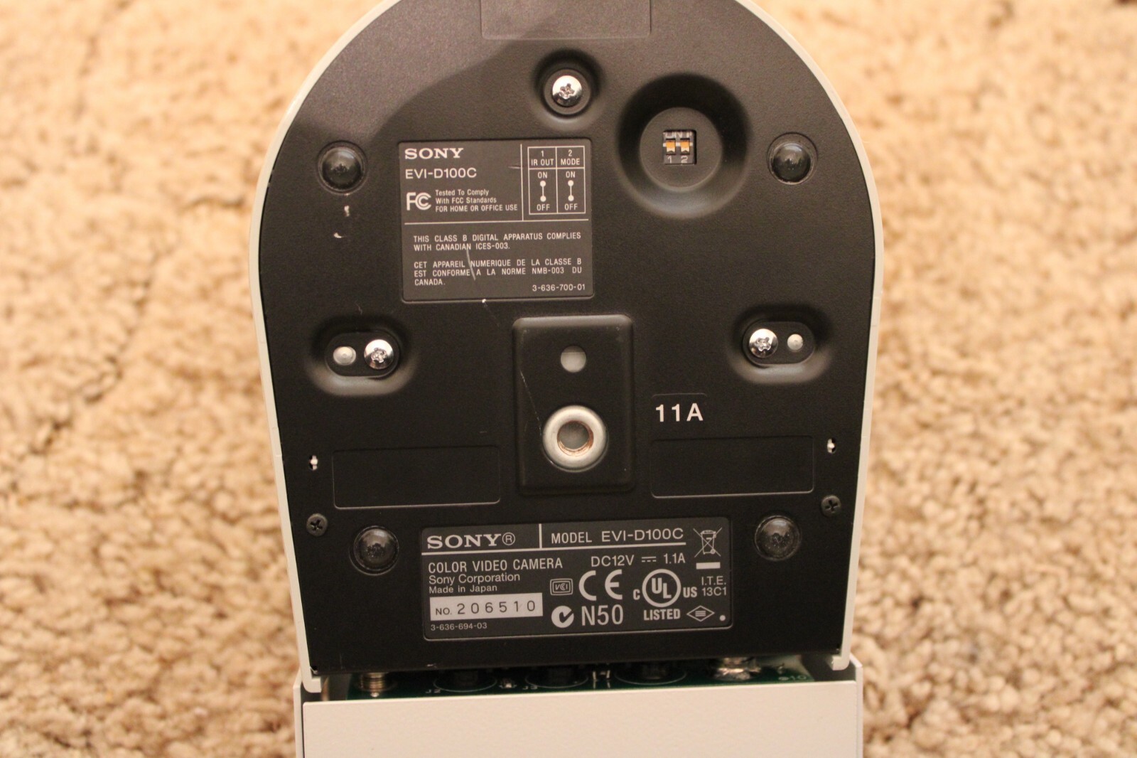 SONY EVI-D100C CAMERA VADDIO EZCAMERA