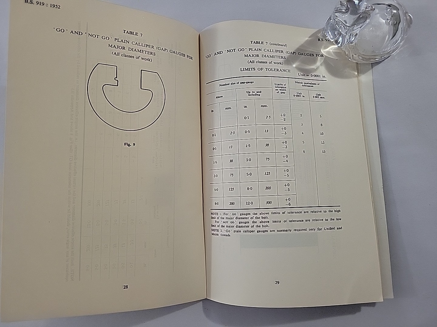 Lot 4 1950s British Standard Screw Thread Brochures