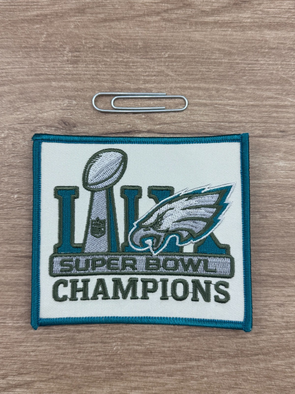 Eagles LIX Champs 4" Patch Iron/Sew On~ Free Tracking!