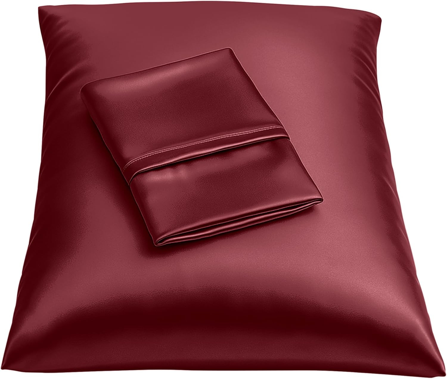 Satin Pillowcase with Zipper, for Hair and Skin Care, Feels Soft and Cool Like a