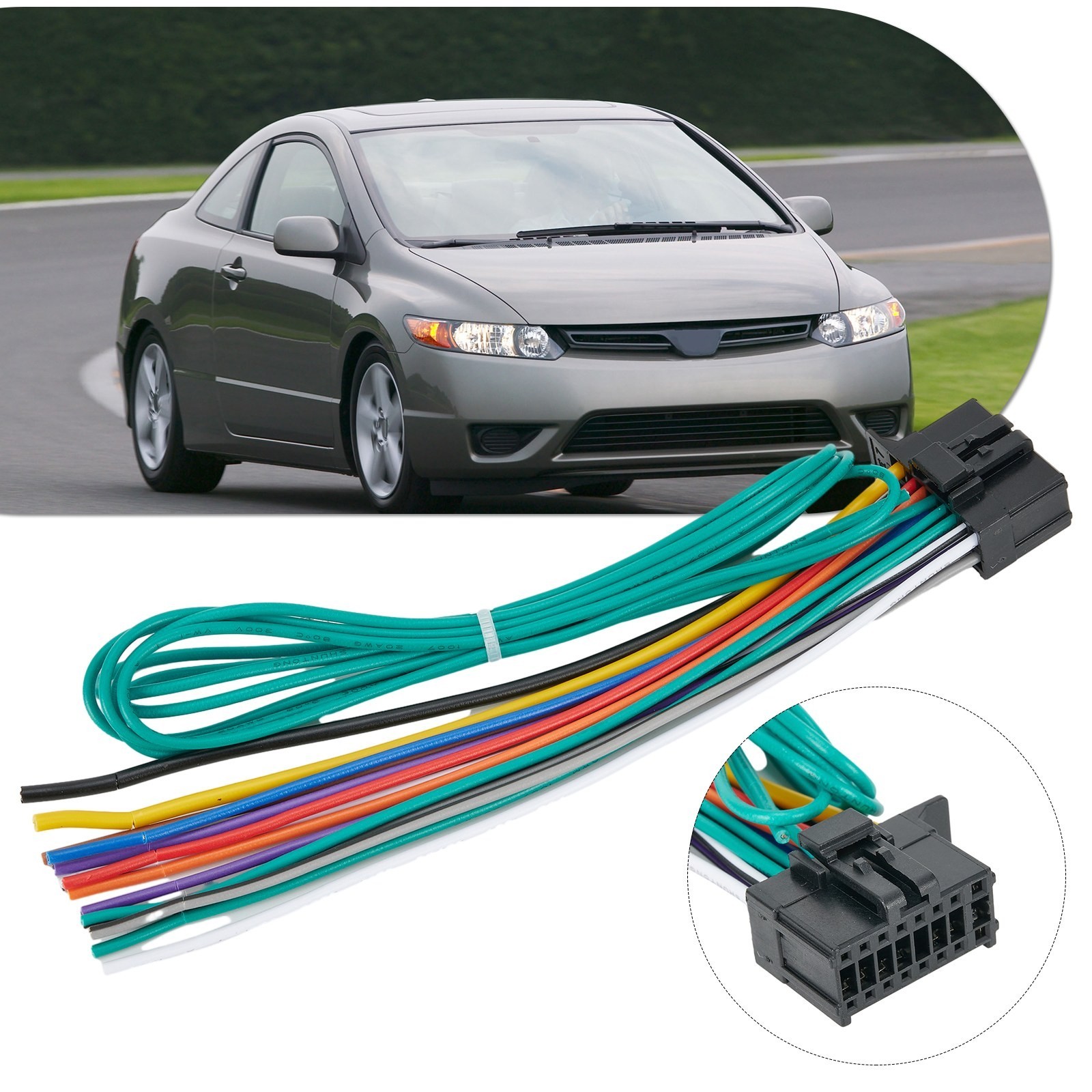 Easy Installation Wiring Harness for Pioneer DEH P4600MP DEH P3600 and more