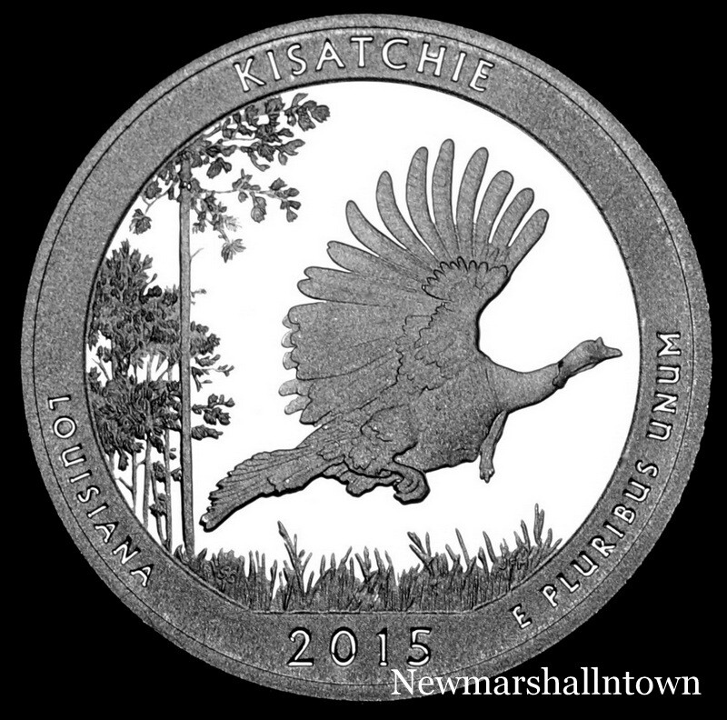 2015 S Kisatchie Clad Mint Proof Quarter ATB National Park ~ from Proof Set