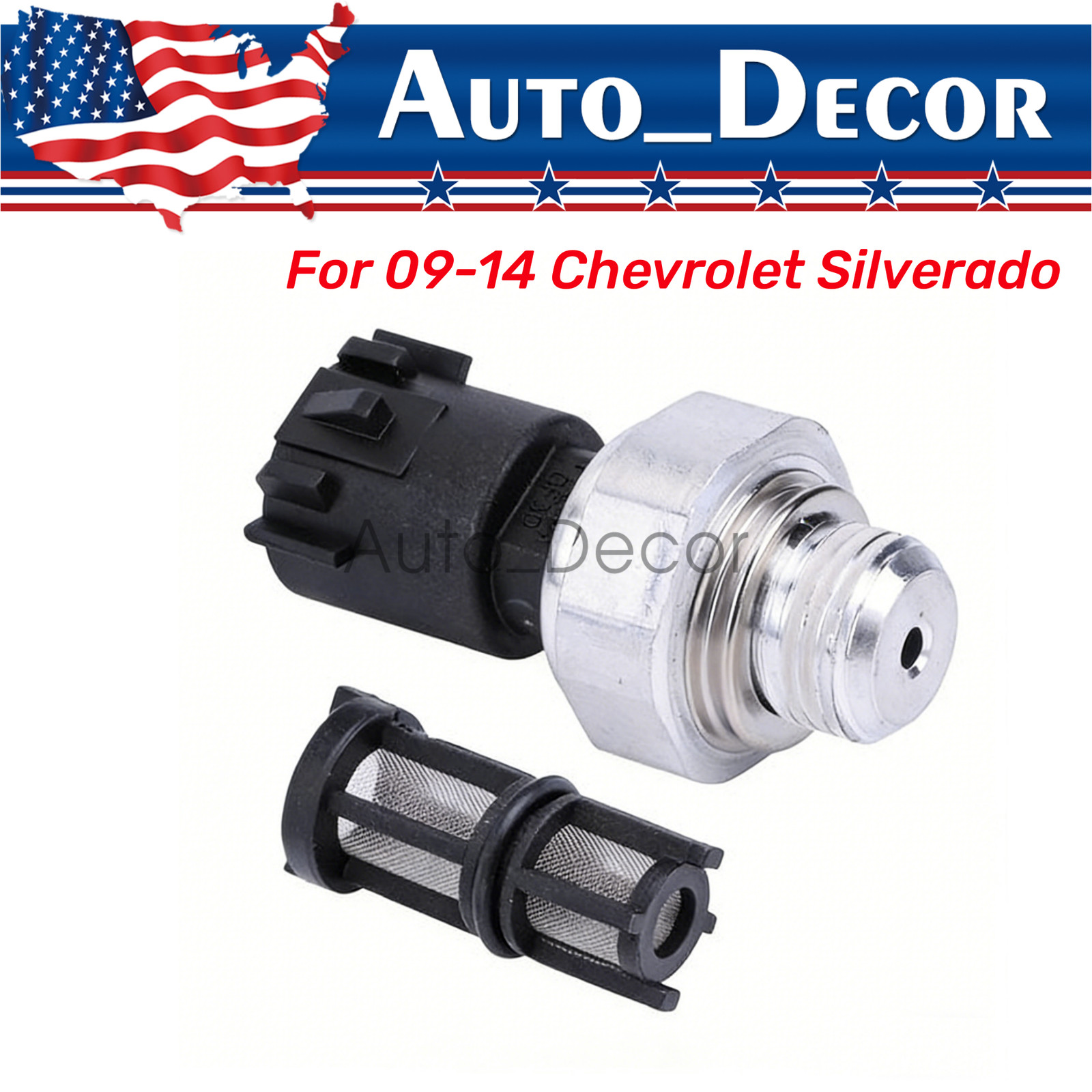 For 09-17 Chevrolet Silverado With Filter 5.3L 6.2 Oil Pressure Sensor 12673134