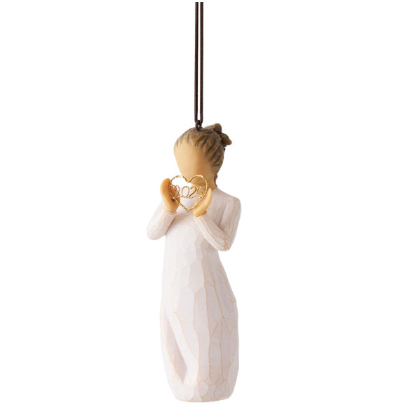 Willow Tree 2025 Ornament, “Memories Close to Your Heart” Sculpted Hand-Painted