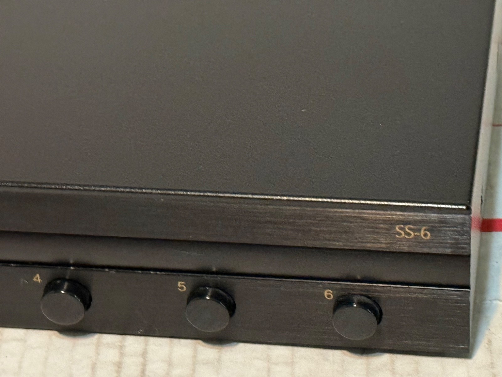 RUSSOUND SS-6 -6 SPEAKER SELECTOR SWITCH w/ PROTECTION -MADE IN USA!