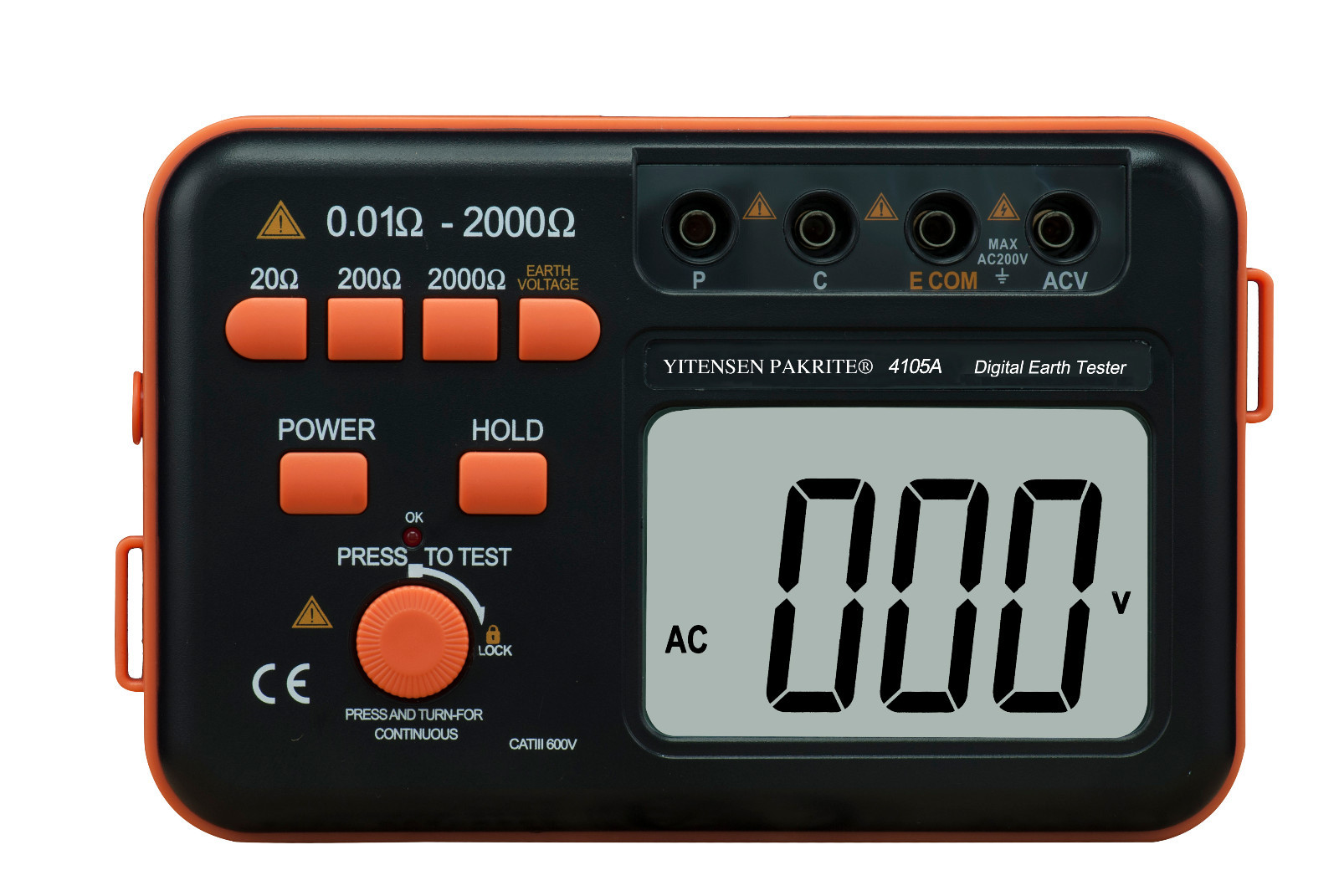 1 New YITENSEN-PAKRTE(R) Earth Resistance Tester 4105A Ship from USA