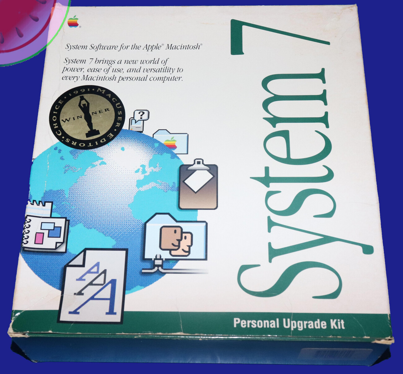 Apple System 7 Personal Upgrade Kit Software & Manuals + Hypercard 1991 M8220LL