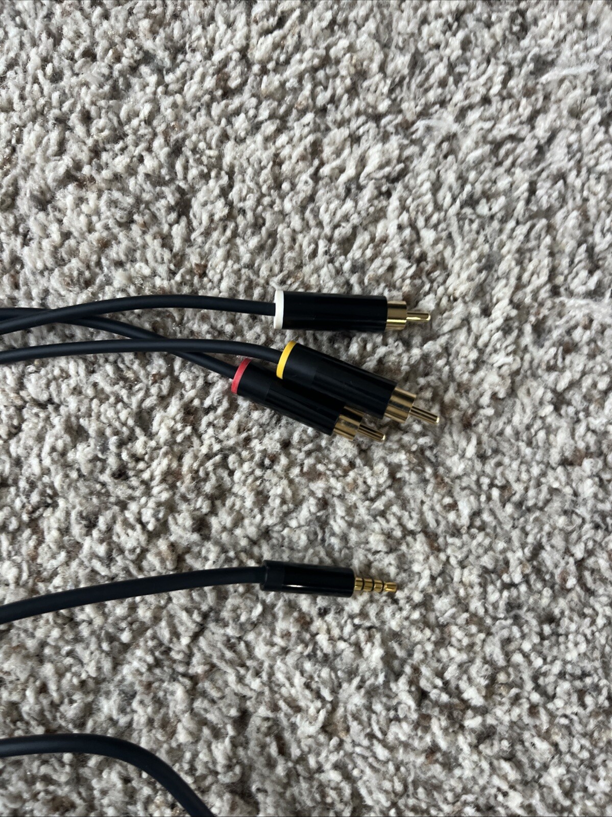 Microsoft Xbox 360 Slim E Official Composite AV Cable Genuine Console TV Lead