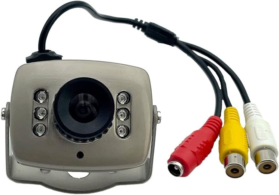CCTV 1/3 CCD 1000tvl 6mm 6 IR LED Mini Video Security Camera Waterproof +Bracket