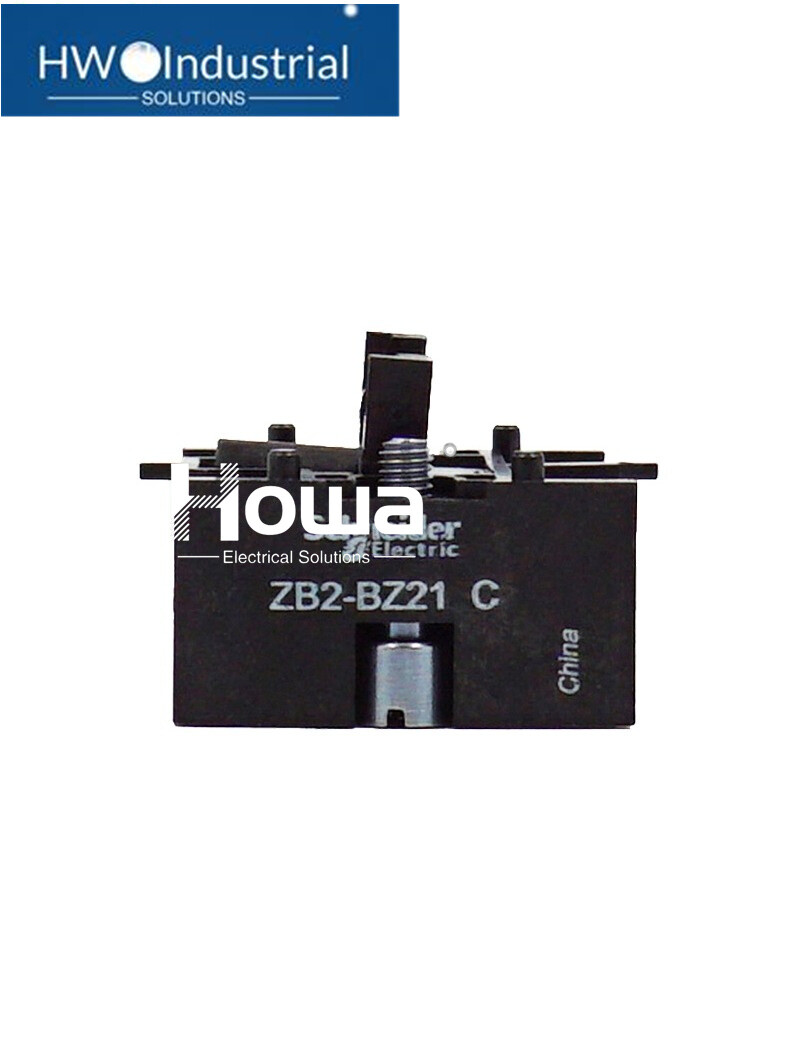 2PCS New Indicator Button Switch Self-locking Module ZB2BZ21C ZB2-BZ21C