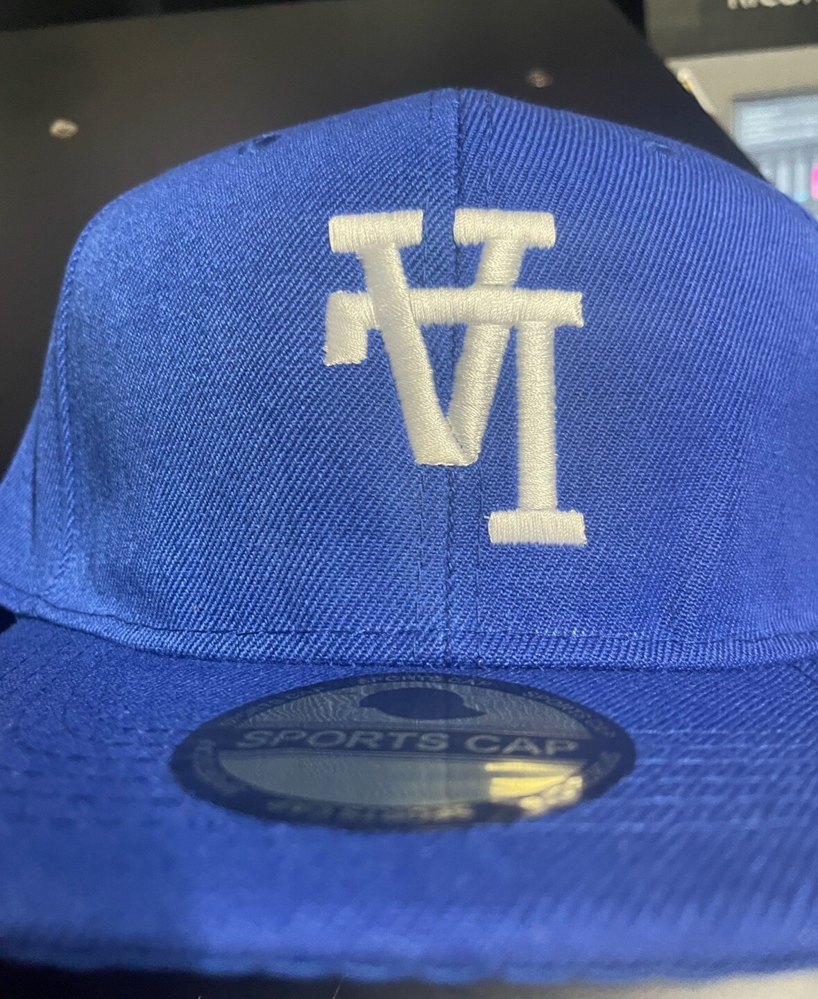 LA Baseball Hat | Upside Down LA hat | Custom Text Snapback Flatbrim