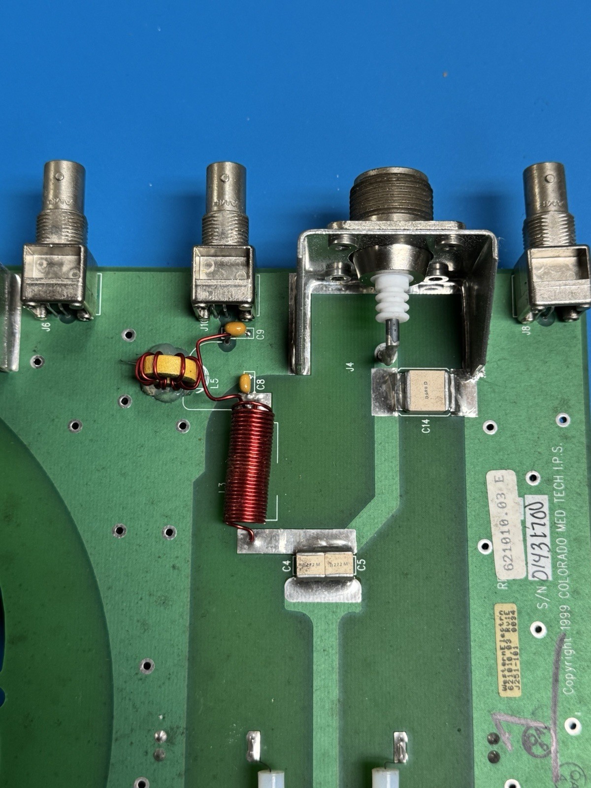 Board with Pair of Kilovac Vacuum Relays...HC-2/S3...Lots of Other RF Components