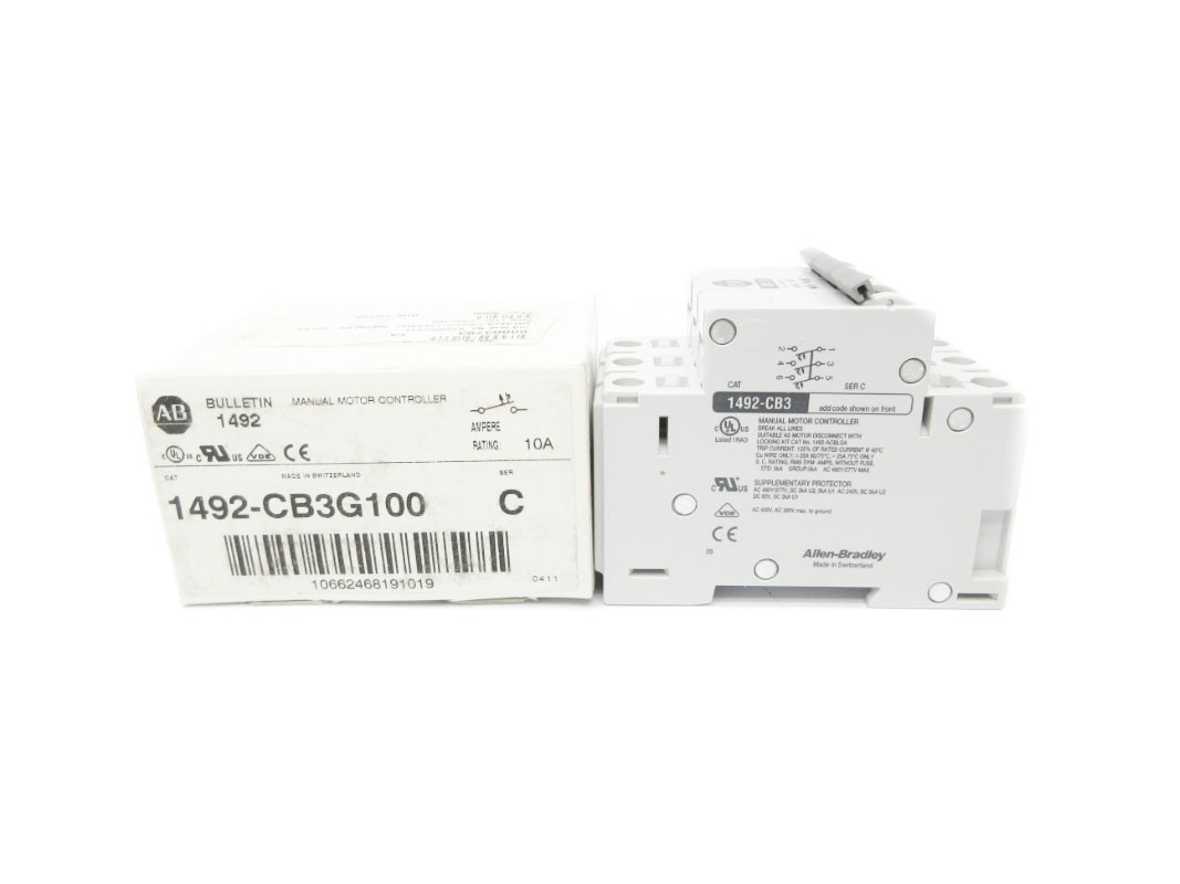 INDUSTRIAL SPARE PART 1492-CB3G100 SER. C 480VAC 10A NSMP