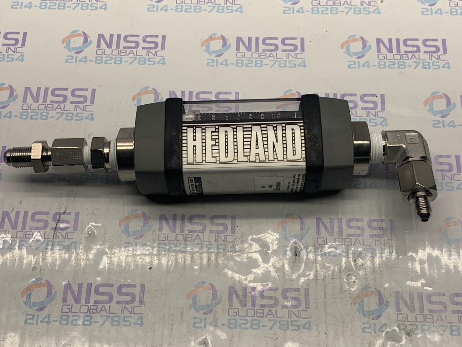 Hedland H605S-002 Water Flow Meter, Flow Range: 0.2-2GPM