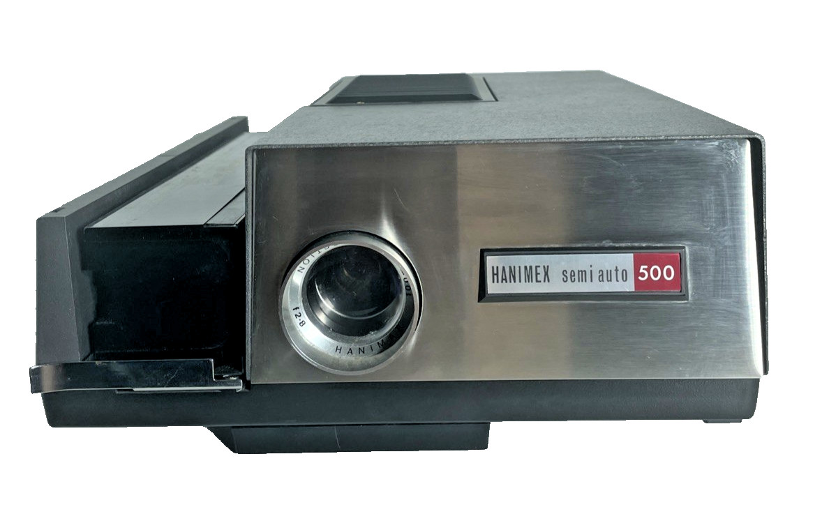Hanimex La Ronde Super Auto 500 Vintage 35mm Slide Projector Tested Working w/b