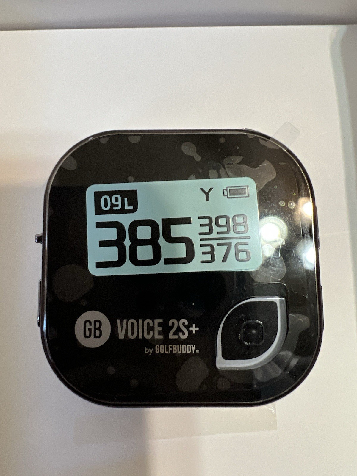 GolfBuddy GB Voice 2S+ Talking GPS Golf Rangefinder Navigation Black New