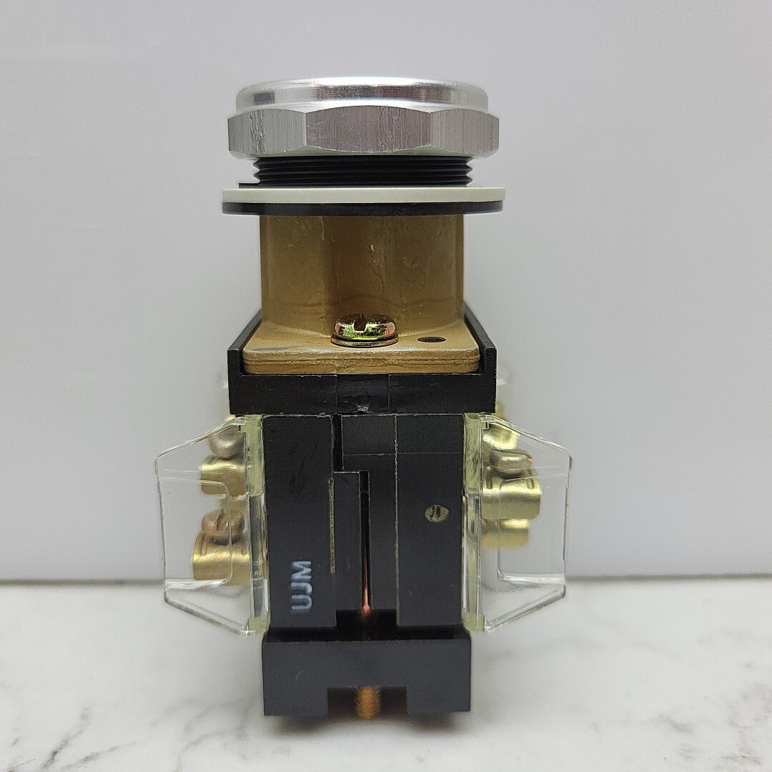 Allen Bradley Flush Head Push Button Unit Black Button 800H-AK2B Ser B New