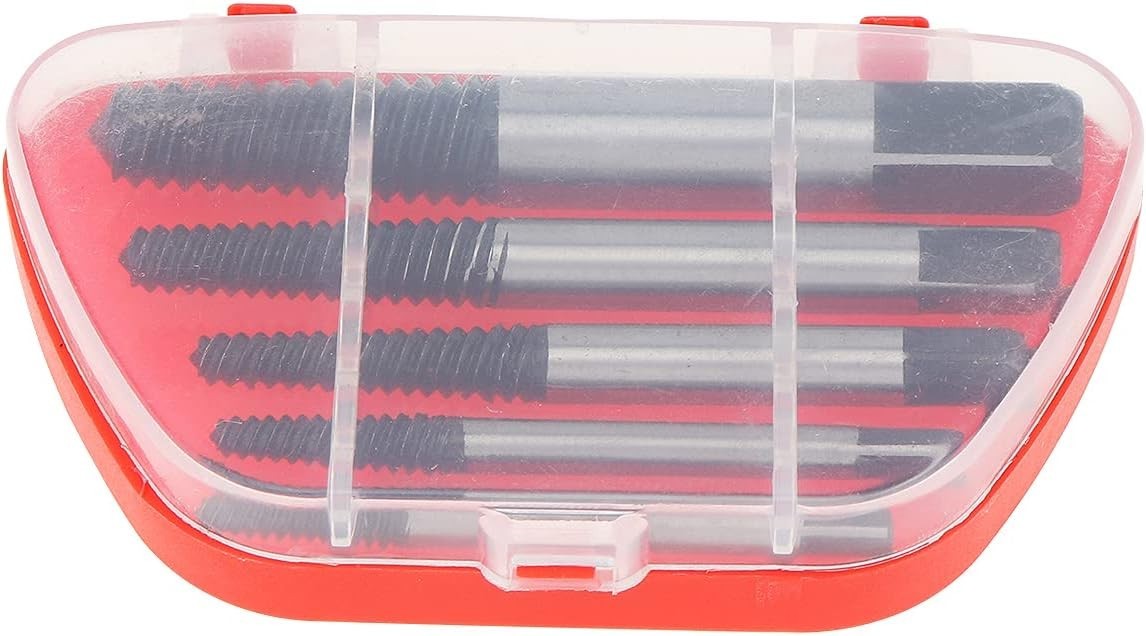 Versatile 5-Piece Screw Extractor Set - Quick Solution for Broken Bolt Removal
