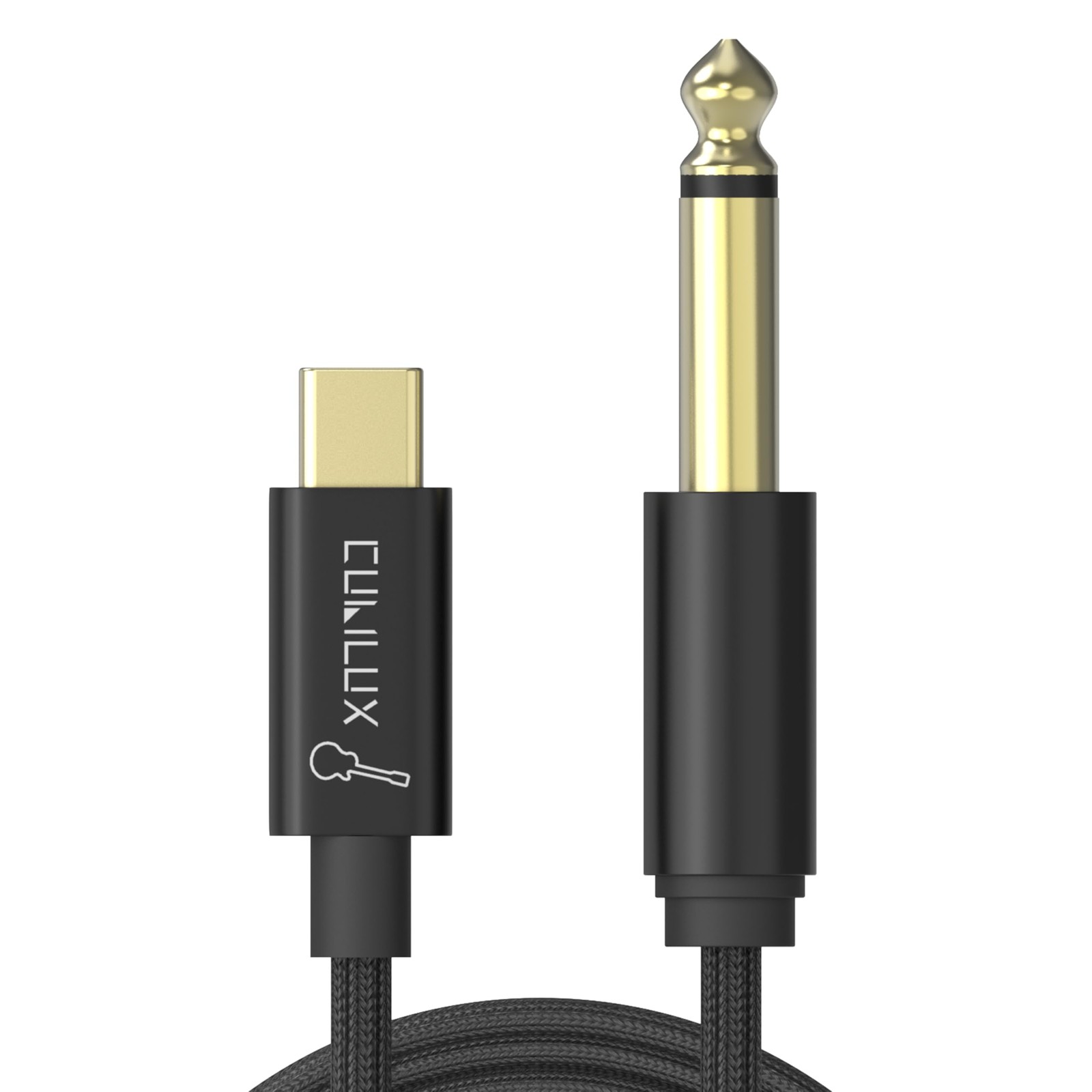 Cubilux Guitar to USB C Cable Compatible with iPhone 17/16/15 6 feet, Black