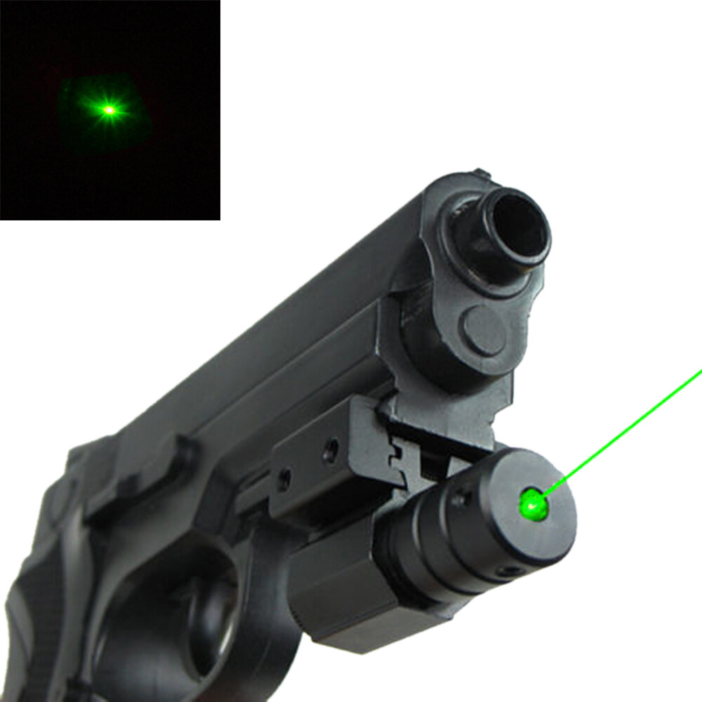 11/20mm Tactical Green Red Laser Beam Dot Sight Scope For Gun Rail Pistol Weaver