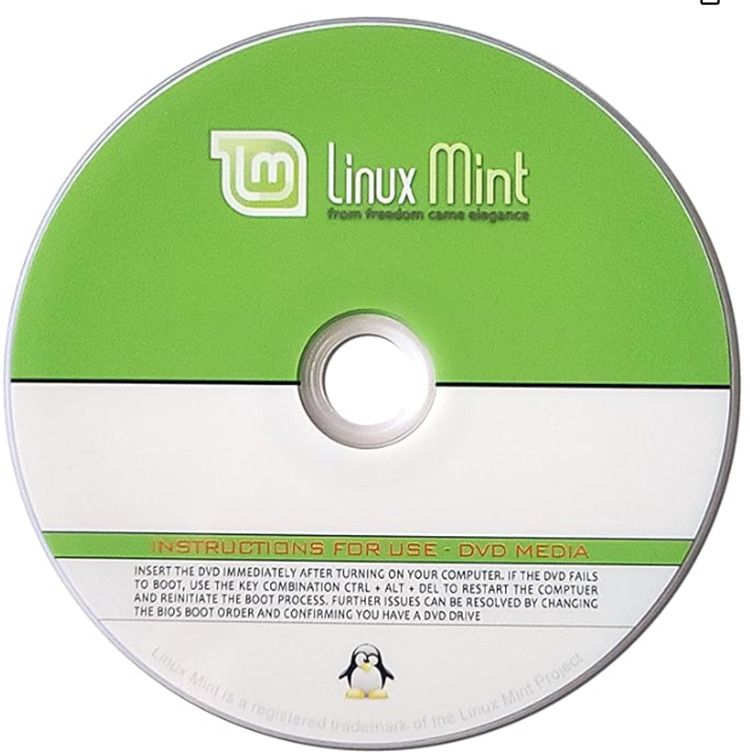 Linux Mint Q2 2025 Latest 22.3 ZENA Cinnamon 64bit Version BOOTABLE LIVE DVD
