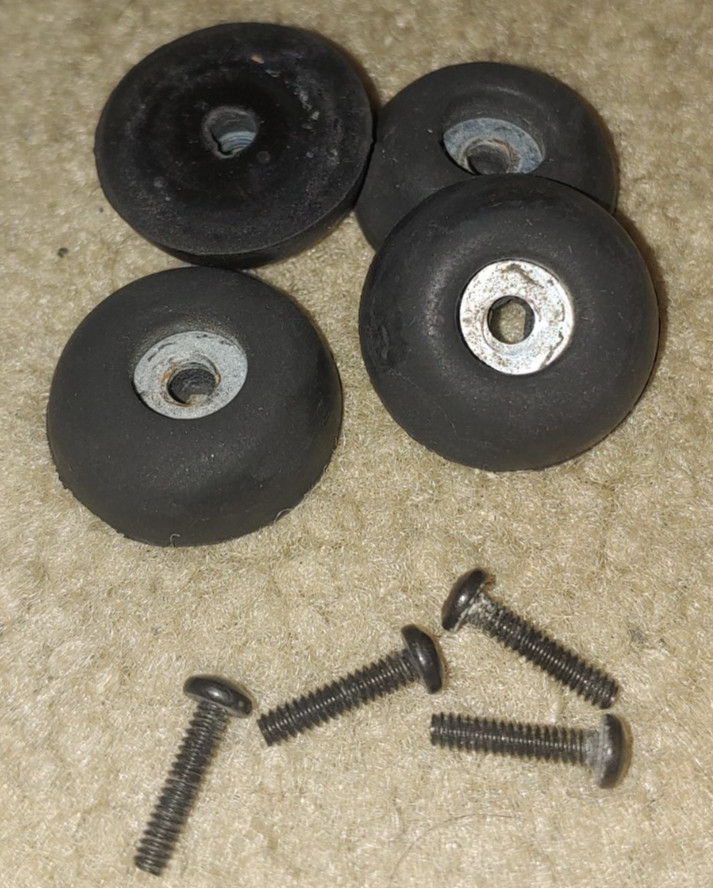 4PCS Heavy Duty Rubber Foot, With screws, USA