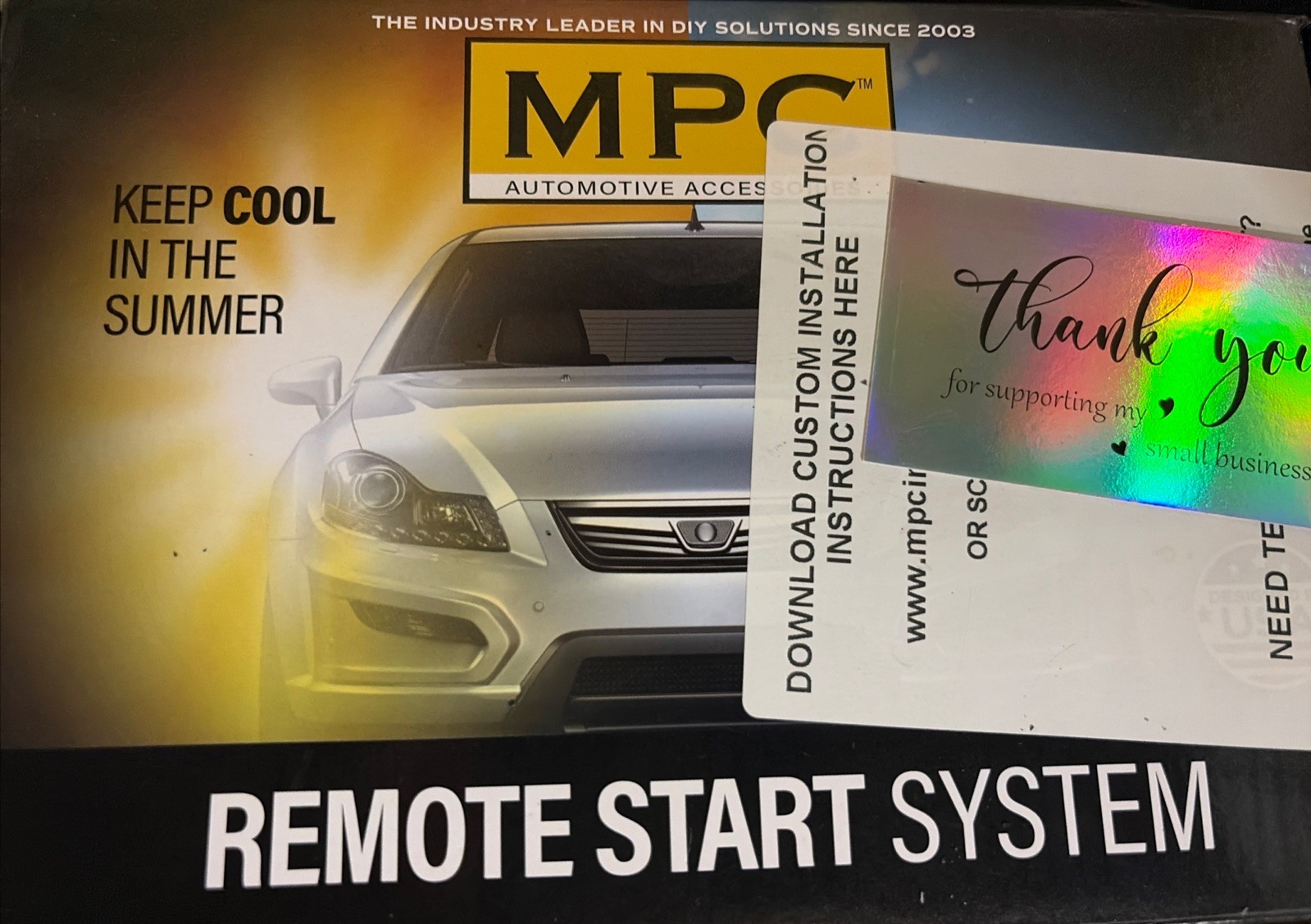 Sealed MPC Remote Start System for 2012–2016 Hyundai Azera Sealed Fortin EVOALL