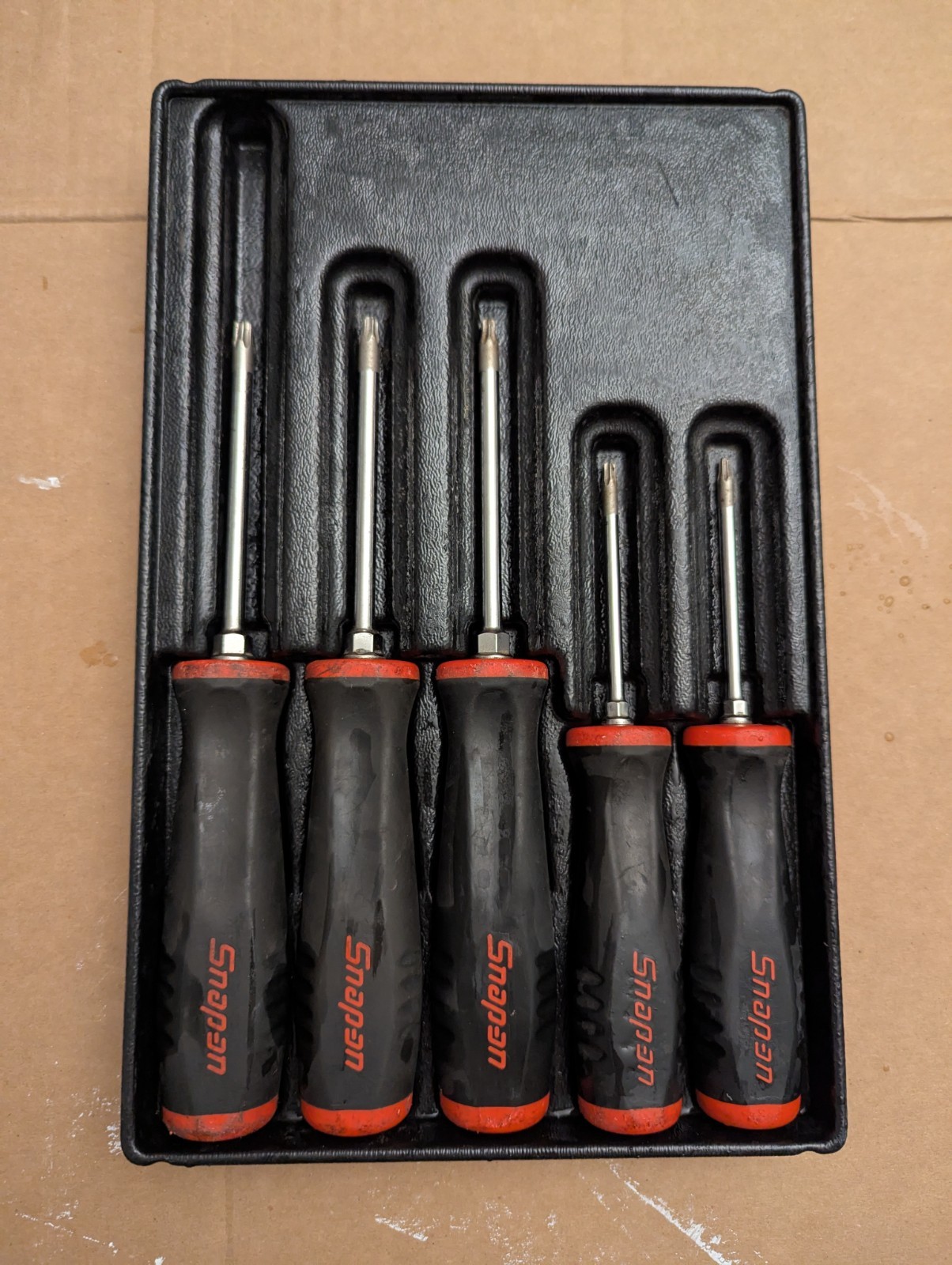 SNAP-ON TOOLS TORX  5-Piece Soft Grip Screwdriver SET USA SGDTX50