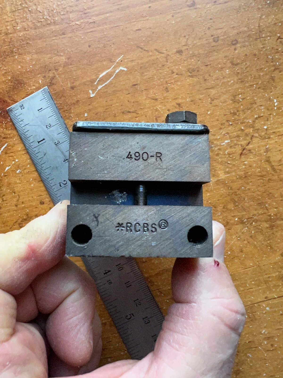 RCBS Double Cavity Bullet Mold 490-R .490 Round Ball 82142 USA
