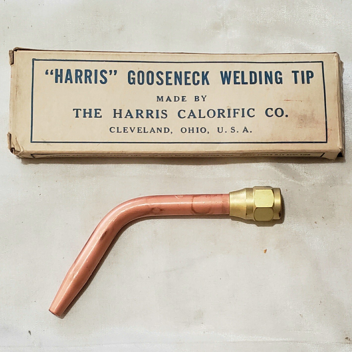 Harris 1890-4 Gooseneck Welding Brazing Tip Nozzle Size 4