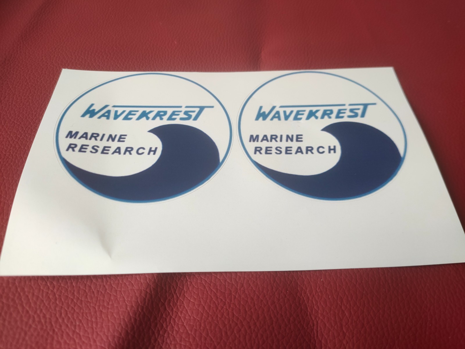 PROP - James Bond - Licence to Kill - Wavecrest Stickers x 2 Fan Inspired