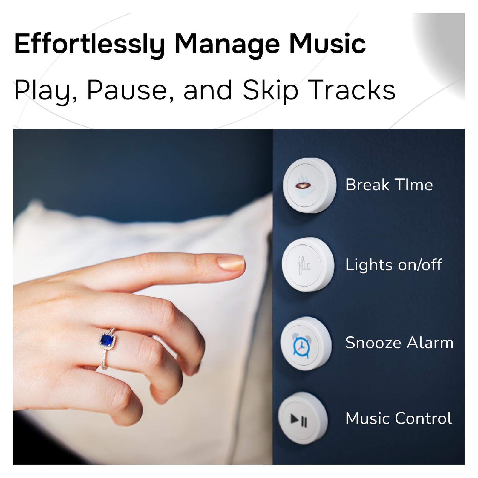 Flic Smart Button Switch Music Controller Routine Trigger That Works Alexa