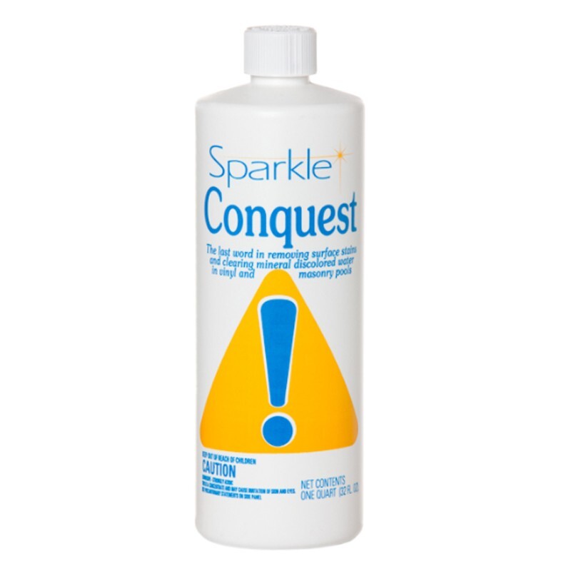 Sparkle Conquest Quart Stain Remover Masonry & Vinyl for Swimming Pools