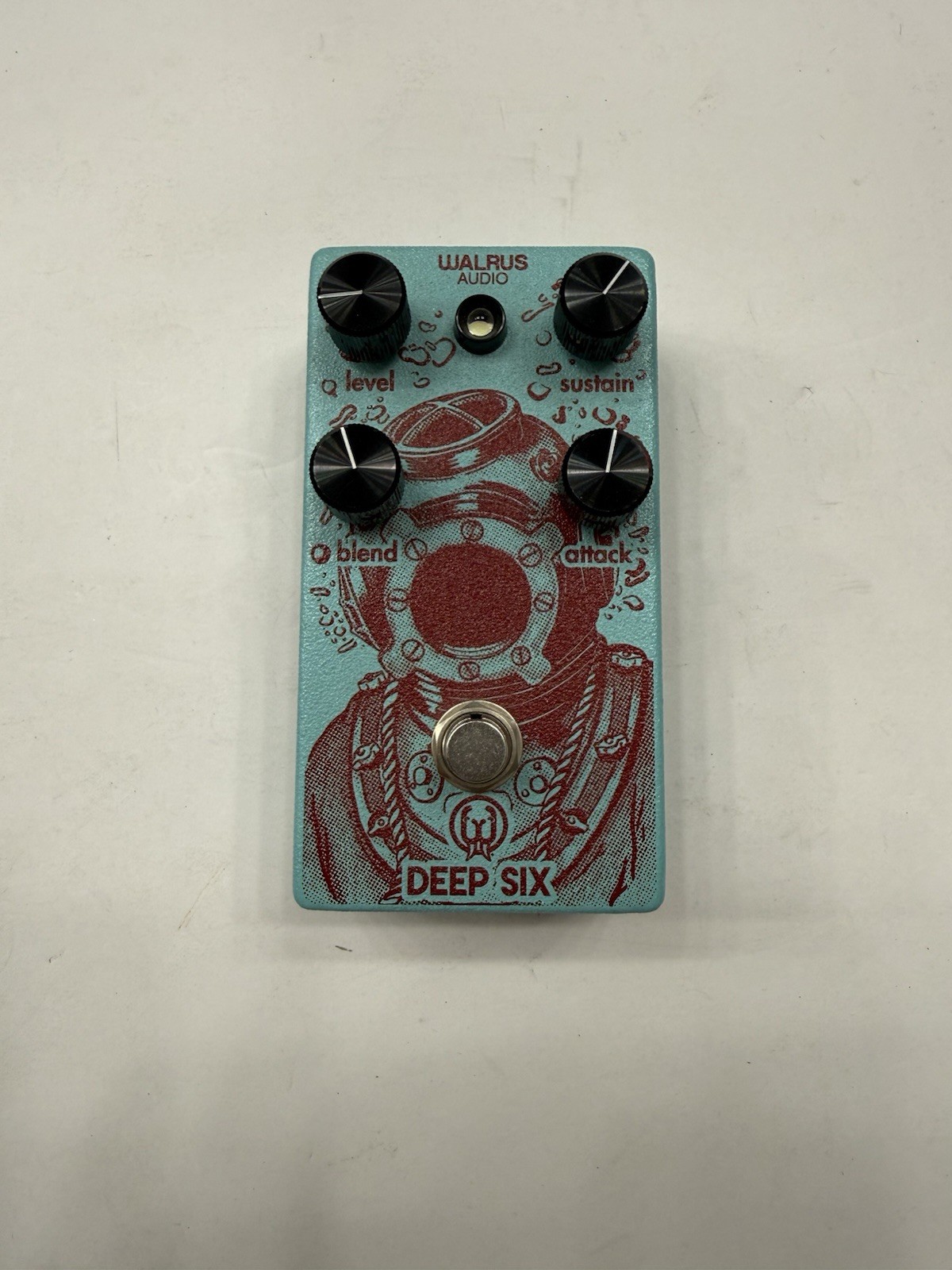 Walrus Audio Deep Six V2 Compressor Sustainer Compression Guitar Effect Pedal